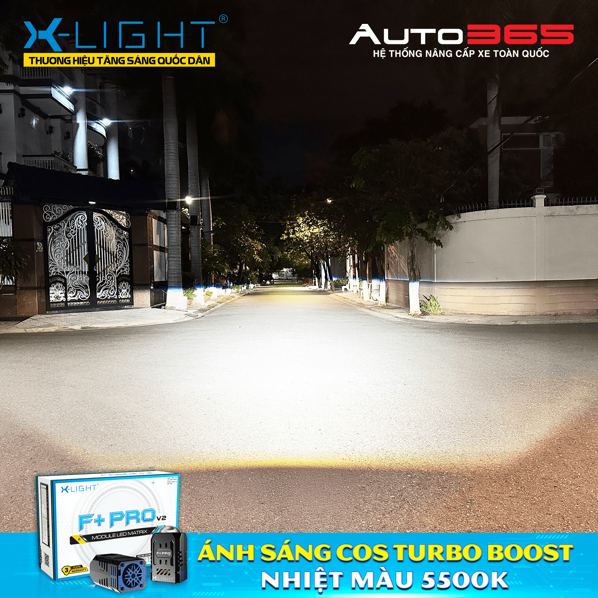ĐÈN BI LED X-LIGHT F+ PRO - THẾ HỆ THỨ 2